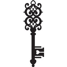 Tarihi Anahtar Desen Model 11 Oto Özel Yeni Sticker 10 x 32 cm