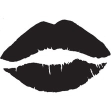 Kadın Dudağı Model 4 Oto Özel Yeni Sticker 30 x 21 cm