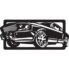 Klasik Arabalar Model 12 Oto Özel Yeni Sticker 25 x 10 cm