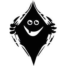 Kaçan Hayalet Oto Özel Yeni Sticker 25 x 32 cm