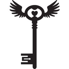 Tarihi Anahtar Desen Model 7 Oto Özel Yeni Sticker 15 x 21 cm