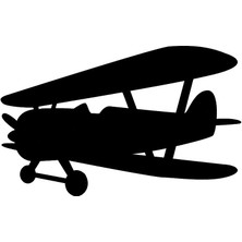 Pervaneli Uçaklar Model 3 Oto Özel Yeni Sticker 25 x 15 cm