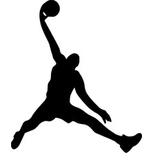 Basket Oyuncusu Oto Özel Yeni Sticker Siyah 30 x 36 cm