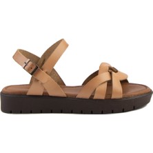 Pegia Kadın Deri Sandalet DG6004