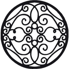 Çiçek Deseni Model 6 Oto Özel Yeni Sticker 30 x 30 cm