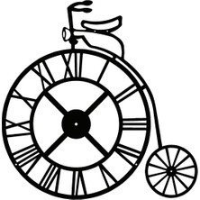 Klasik Bisikletler Model 2 Oto Özel Yeni Sticker 25 x 25 cm