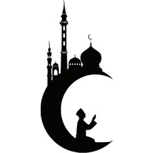 Cami Silueti Model 3 Oto Özel Yeni Sticker 15 x 32 cm