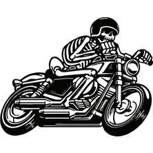 Klasik Motosikletler Model 13 Oto Özel Yeni Sticker 25 x 20 cm