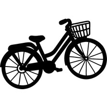 Bisiklet Model 3 Oto Özel Yeni Sticker 30 x 21 cm