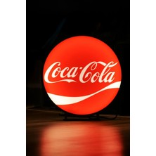 Coca Cola Tasarımlı Dekoratif Aydınlatma Gece Lambası