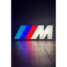 Bmw M Logo Tasarımlı Dekoratif Aydınlatma Gece Lambası