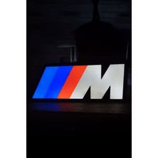 Bmw M Logo Tasarımlı Dekoratif Aydınlatma Gece Lambası