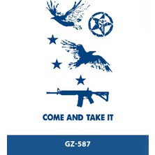 Tattoo GZ-587 Orta Boy Yarı Kalıcı Çoklu Desen Dövme
