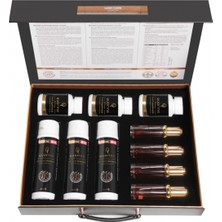 Dr. Sammy's Quarine 6 Aylık Premium Çanta Set (4 Serum+3 Tablet+3 Şampuan) Dökülmelere Karşı Bitkisel Kök Hücre Ekstratları, Vitamin ve Mineral İçeren Onarıcı Tırnak ve Saç Bakım Seti