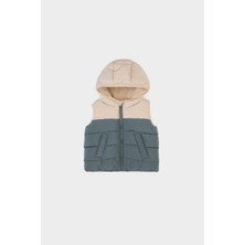 DeFacto Su Geçirmez Polar Astarlı Kapüşonlu Şişme Yelek Erkek Bebek A2848A525AU