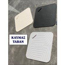 Gri Renk Kötü Koku Önleyici Silikon Mat Banyo Mutfak Lavabo Balkon Gider Tıpası Kapağı