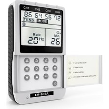 Everyway EV-906A Dijital Portatif Ems Tens ve 
fizik Cihazı