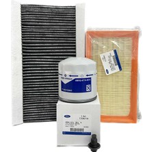 Ford Connect 1.8 Filtre Bakım Seti 2002-2013 Hava+Yağ+Karbonlu Polen Filtresi