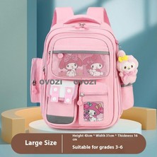 Ovozı Büyük Kapasiteli Karikatür Öğrenci Okul Çantası Günlük Omuz Çantası (Yurt Dışından)