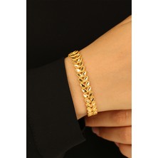 ÇGK KUYUMCULUK Başak Model Altın Bileklik CGKBLK0343