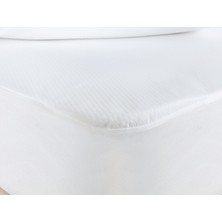 Madame Coco Flore Sıvı Geçirmez Fitted Tek Kişilik Yatak Alezi - Beyaz