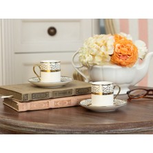 Madame Coco Agréable 2 Kişilik Kahve Fincanı Takımı - 80 ml