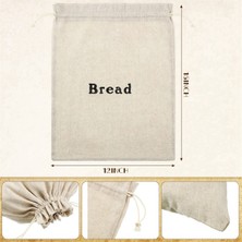 Brevity Finds Keten Ekmek Torbaları (3 Paket) Çuval Bezi Tekrar Kullanılabilir Bağcıklı Ekmek Torbaları Ağartılmamış Somunlar Pasta Torbaları El Yapımı Gıda Saklama (Yurt Dışından)