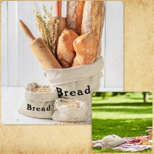 Brevity Finds Keten Ekmek Torbaları (3 Paket) Çuval Bezi Tekrar Kullanılabilir Bağcıklı Ekmek Torbaları Ağartılmamış Somunlar Pasta Torbaları El Yapımı Gıda Saklama (Yurt Dışından)