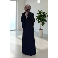 Tek Omuz Gold Toka Detaylı Tunik Pantolon Takım 8698 Siyah