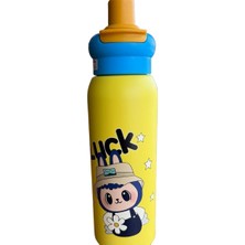 Bling Bling1 Karikatür 316 Paslanmaz Çelik Termos Bardak Büyük Kapasiteli Taşınabilir Pipetli Su Isıtıcısı (Yurt Dışından)