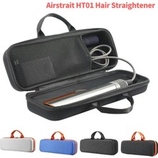Brevity Finds Dyson Airstrait HT01 Saklama Çantası Saç Düzleştirici Sert Taşıma Çantası Su Geçirmez Seyahat Çizilmez Mavi ve Turuncu (Yurt Dışından)