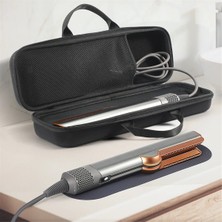 Brevity Finds Dyson Airstrait HT01 Saklama Çantası Saç Düzleştirici Sert Taşıma Çantası Su Geçirmez Seyahat Çizilmez Mavi ve Turuncu (Yurt Dışından)