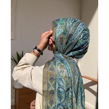 Baştacı Soft Etnik 0222 Haki Şal