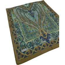Baştacı Soft Etnik 0222 Haki Şal