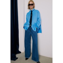 Beli Lastikli Denim Pantolon
