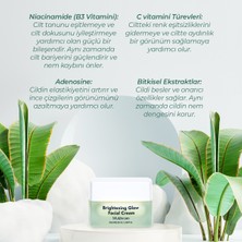 Muldream Brightening Glow Facial Cream AHA ve C Vitamin Canlandırıcı Nemlendirici Krem Kore 50ml