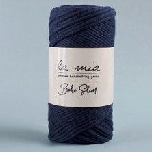 La Mia Boho Slim Lacivert El Örgü İpi -L023 - 34202