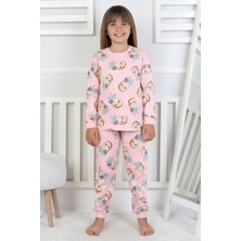 Cute Ananas Desenli Kız Çocuk Pijama Takımı