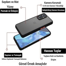 iPhone 15 Pro Max Uyumlu Kamera Korumalı Darbeye Karşı Dayanıklı Arkası Mat Silikon Kılıf
