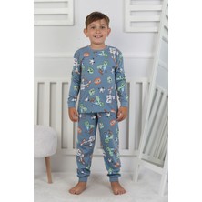 Computer Game Desenli Erkek Çocuk Pijama Takımı
