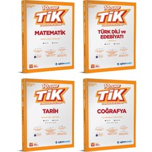 Eğitim Vadisi 2026 10. Sınıf Matematik + Edebiyat + Tarih + Coğrafya Tik Tam Izleme Seti 4 Kitap