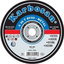 Karbosan Metal Kesme Taşı 180X3.0X22.23MM