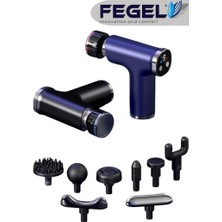 FG-780 Ultra Profesyonel Sporcu Sıcak & Soğuk Masaj Tabancası 8 Başlıklı