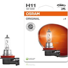 Osram Ampul H11 12V 55W Tek Flaman Far Ve Sis 64211