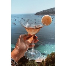 Paşabahçe 66120 Kristal Nude Vintage 6 Lı  Margarita Bardağı 400CC