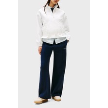 Tommy Hilfiger Pamuklu Straight Fit Normal Bel Düz Paça Pantolon Bayan Pantolon WW0WW45744 C1G