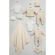 Bebitof My Baby Kumsal % 100 Coton 10 Lu Hastane Çıkışı Yeni Sevimli Köpekçikler Desenli 10116