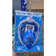 Dunny Dive Full Face Şnorkel Maske| Su Geçirmez Anti-Buhar | 180° Panoramik Görüş| Kolay Nefes | L/xl