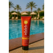 SPF  50+ Su Bazlı Güneş Kremi | 5’Li Hyaluronik Asit + Centella + Peptid | Yağsız & Suya Dayanıklı