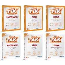 Eğitim Vadisi 2026 10. Sınıf Matematik + Fizik + Kimya Tak Tam Anlatım + Tik Tam Izleme Seti 6 Kitap
